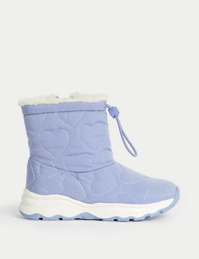 Kids’ Freshfeet™ Quilted Ankle Boots (4 Small - 13 Small)